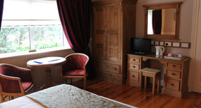Seating and window in the twin room